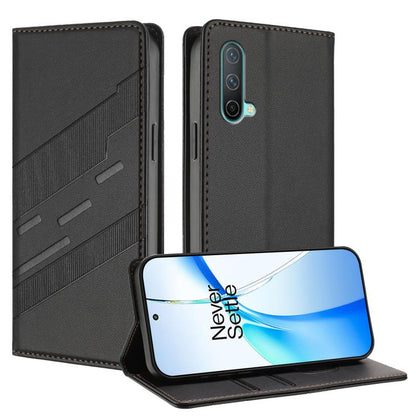 Embossed Multi-functional Wallet Retro Leather Phone Case, For OnePlus 9R, For OnePlus Nord CE, For OnePlus Nord 2