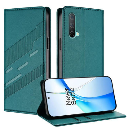 Embossed Multi-functional Wallet Retro Leather Phone Case, For OnePlus 9R, For OnePlus Nord CE, For OnePlus Nord 2