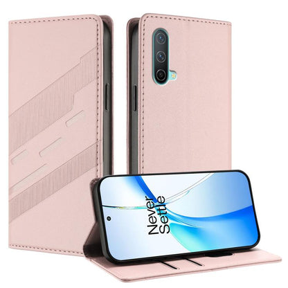 Embossed Multi-functional Wallet Retro Leather Phone Case, For OnePlus 9R, For OnePlus Nord CE, For OnePlus Nord 2