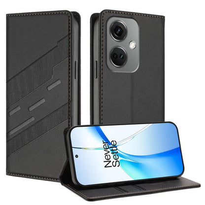 Embossed Multi-functional Wallet Retro Leather Phone Case, For OnePlus 12R, For OnePlus 12, For OnePlus Nord CE3