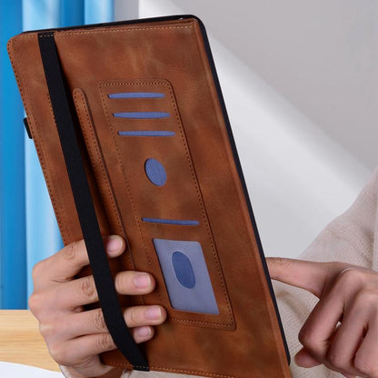 Love Hearts Embossed Leather Smart Tablet Case, For iPad Air 13 2025 / 2024 / Pro 12.9, For iPad mini 6 / mini 2024, For iPad 10.2 2021 / Air 10.5, For iPad mini 5 / 4 / 3 / 2 / 1