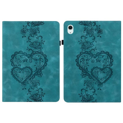 Love Hearts Embossed Leather Smart Tablet Case, For iPad Air 13 2025 / 2024 / Pro 12.9, For iPad mini 6 / mini 2024, For iPad 10.2 2021 / Air 10.5, For iPad mini 5 / 4 / 3 / 2 / 1