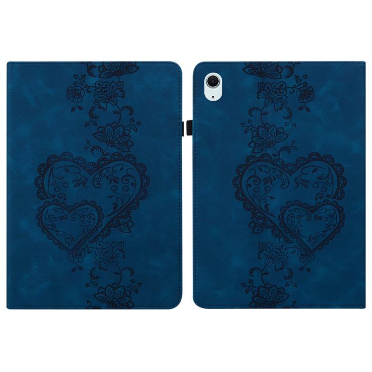 Love Hearts Embossed Leather Smart Tablet Case, For iPad Air 13 2025 / 2024 / Pro 12.9, For iPad mini 6 / mini 2024, For iPad 10.2 2021 / Air 10.5, For iPad mini 5 / 4 / 3 / 2 / 1
