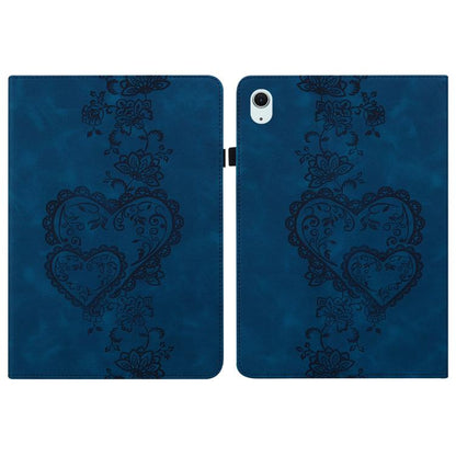 Love Hearts Embossed Leather Smart Tablet Case, For iPad Air 13 2025 / 2024 / Pro 12.9, For iPad mini 6 / mini 2024, For iPad 10.2 2021 / Air 10.5, For iPad mini 5 / 4 / 3 / 2 / 1
