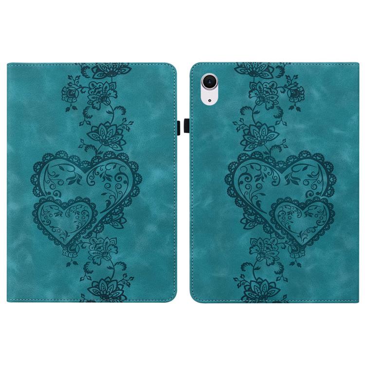 Love Hearts Embossed Leather Smart Tablet Case, For iPad Air 13 2025 / 2024 / Pro 12.9, For iPad mini 6 / mini 2024, For iPad 10.2 2021 / Air 10.5, For iPad mini 5 / 4 / 3 / 2 / 1