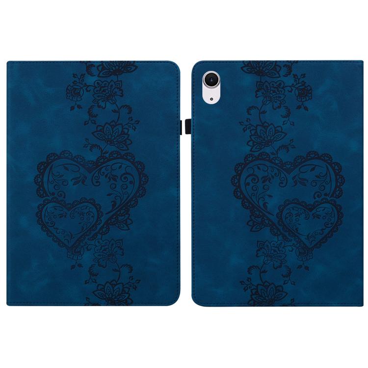 Love Hearts Embossed Leather Smart Tablet Case, For iPad Air 13 2025 / 2024 / Pro 12.9, For iPad mini 6 / mini 2024, For iPad 10.2 2021 / Air 10.5, For iPad mini 5 / 4 / 3 / 2 / 1