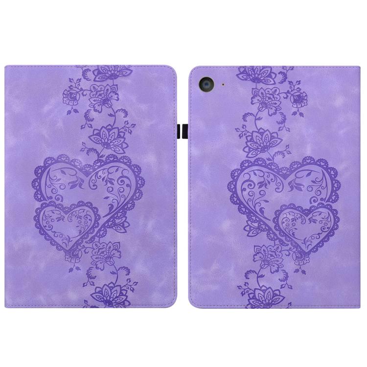 Love Hearts Embossed Leather Smart Tablet Case, For iPad Air 13 2025 / 2024 / Pro 12.9, For iPad mini 6 / mini 2024, For iPad 10.2 2021 / Air 10.5, For iPad mini 5 / 4 / 3 / 2 / 1