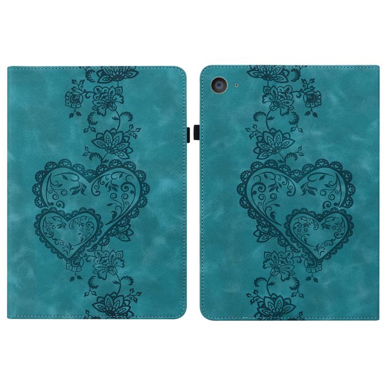 Love Hearts Embossed Leather Smart Tablet Case, For iPad Air 13 2025 / 2024 / Pro 12.9, For iPad mini 6 / mini 2024, For iPad 10.2 2021 / Air 10.5, For iPad mini 5 / 4 / 3 / 2 / 1