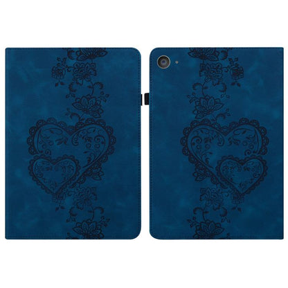 Love Hearts Embossed Leather Smart Tablet Case, For iPad Air 13 2025 / 2024 / Pro 12.9, For iPad mini 6 / mini 2024, For iPad 10.2 2021 / Air 10.5, For iPad mini 5 / 4 / 3 / 2 / 1