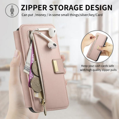 Ring Zipper Wallet RFID Blocking MagSafe Leather Phone Case, For OnePlus 15T, For OnePlus Ace 5 / 5 Pro, For OnePlus 13