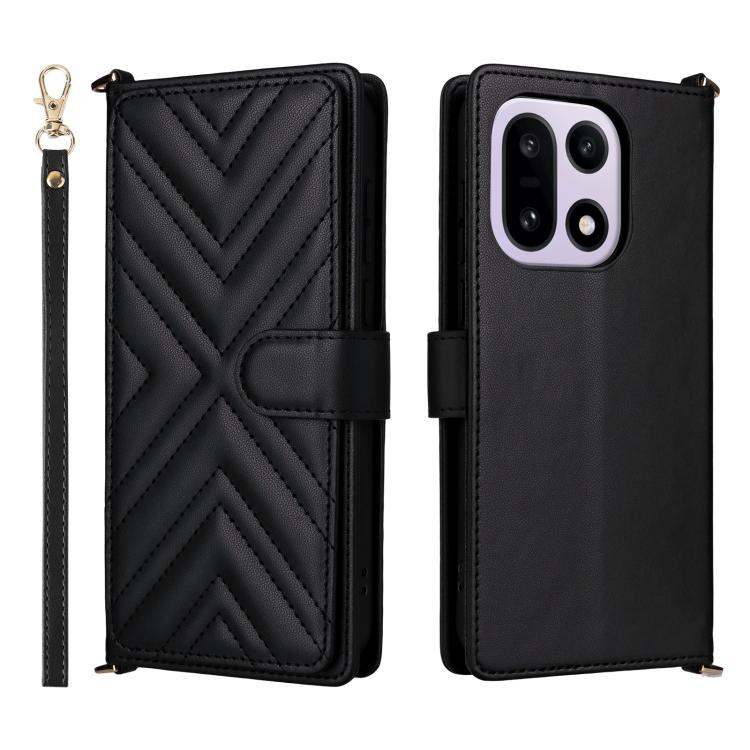 Multifunctional 6-Card Slots Leather Phone Case with Wrist Strap, For OnePlus Turbo 6 / Turbo 6V / Nord 6, For OnePlus 15T 5G, For OnePlus Ace 6 / Ace 6T / 15R, For OnePlus 15, For OnePlus Nord 5 / OnePlus Ace 5 Ultra                                   ...