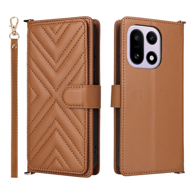 Multifunctional 6-Card Slots Leather Phone Case with Wrist Strap, For OnePlus Turbo 6 / Turbo 6V / Nord 6, For OnePlus 15T 5G, For OnePlus Ace 6 / Ace 6T / 15R, For OnePlus 15, For OnePlus Nord 5 / OnePlus Ace 5 Ultra                                   ...
