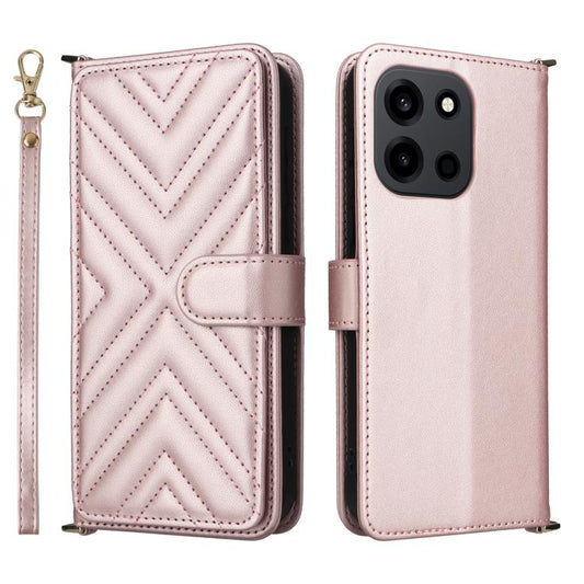 Multifunctional 6-Card Slots Leather Phone Case with Wrist Strap, For OnePlus Turbo 6 / Turbo 6V / Nord 6, For OnePlus 15T 5G, For OnePlus Ace 6 / Ace 6T / 15R, For OnePlus 15, For OnePlus Nord 5 / OnePlus Ace 5 Ultra                                   ...