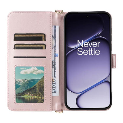 Multifunctional 6-Card Slots Leather Phone Case with Wrist Strap, For OnePlus Turbo 6 / Turbo 6V / Nord 6, For OnePlus 15T 5G, For OnePlus Ace 6 / Ace 6T / 15R, For OnePlus 15, For OnePlus Nord 5 / OnePlus Ace 5 Ultra                                   ...