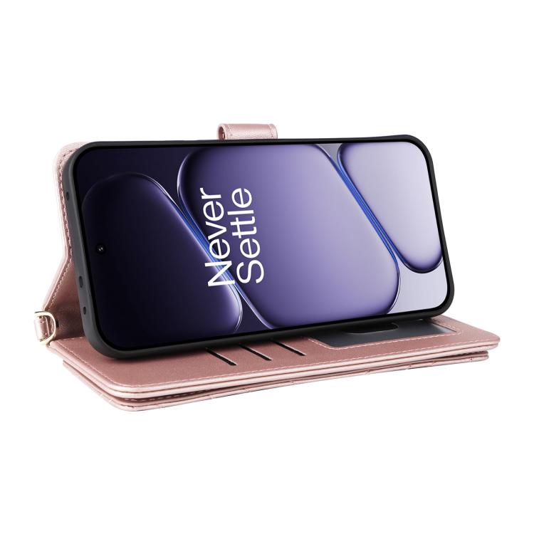Multifunctional 6-Card Slots Leather Phone Case with Wrist Strap, For OnePlus Turbo 6 / Turbo 6V / Nord 6, For OnePlus 15T 5G, For OnePlus Ace 6 / Ace 6T / 15R, For OnePlus 15, For OnePlus Nord 5 / OnePlus Ace 5 Ultra                                   ...