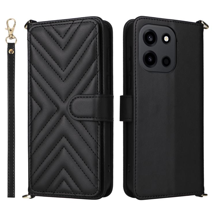Multifunctional 6-Card Slots Leather Phone Case with Wrist Strap, For OnePlus Turbo 6 / Turbo 6V / Nord 6, For OnePlus 15T 5G, For OnePlus Ace 6 / Ace 6T / 15R, For OnePlus 15, For OnePlus Nord 5 / OnePlus Ace 5 Ultra                                   ...
