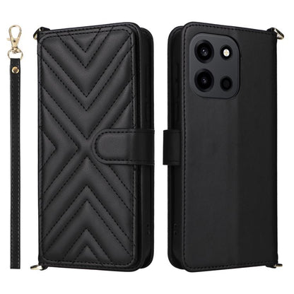 Multifunctional 6-Card Slots Leather Phone Case with Wrist Strap, For OnePlus Turbo 6 / Turbo 6V / Nord 6, For OnePlus 15T 5G, For OnePlus Ace 6 / Ace 6T / 15R, For OnePlus 15, For OnePlus Nord 5 / OnePlus Ace 5 Ultra                                   ...