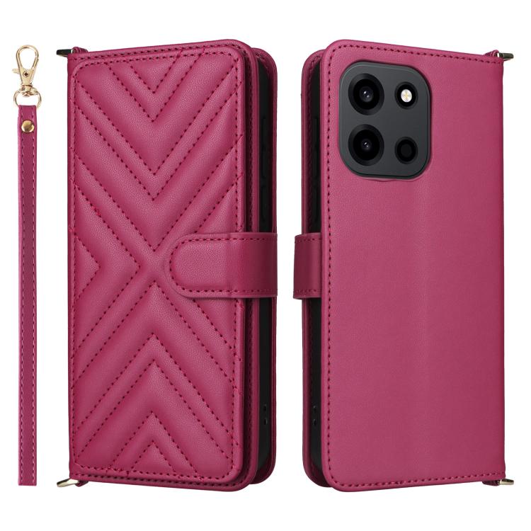 Multifunctional 6-Card Slots Leather Phone Case with Wrist Strap, For OnePlus Turbo 6 / Turbo 6V / Nord 6, For OnePlus 15T 5G, For OnePlus Ace 6 / Ace 6T / 15R, For OnePlus 15, For OnePlus Nord 5 / OnePlus Ace 5 Ultra                                   ...