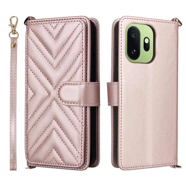 Multifunctional 6-Card Slots Leather Phone Case with Wrist Strap, For OnePlus Turbo 6 / Turbo 6V / Nord 6, For OnePlus 15T 5G, For OnePlus Ace 6 / Ace 6T / 15R, For OnePlus 15, For OnePlus Nord 5 / OnePlus Ace 5 Ultra                                   ...