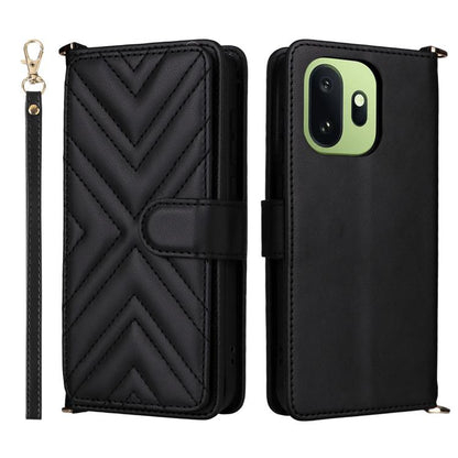 Multifunctional 6-Card Slots Leather Phone Case with Wrist Strap, For OnePlus Turbo 6 / Turbo 6V / Nord 6, For OnePlus 15T 5G, For OnePlus Ace 6 / Ace 6T / 15R, For OnePlus 15, For OnePlus Nord 5 / OnePlus Ace 5 Ultra                                   ...