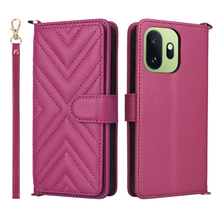 Multifunctional 6-Card Slots Leather Phone Case with Wrist Strap, For OnePlus Turbo 6 / Turbo 6V / Nord 6, For OnePlus 15T 5G, For OnePlus Ace 6 / Ace 6T / 15R, For OnePlus 15, For OnePlus Nord 5 / OnePlus Ace 5 Ultra                                   ...