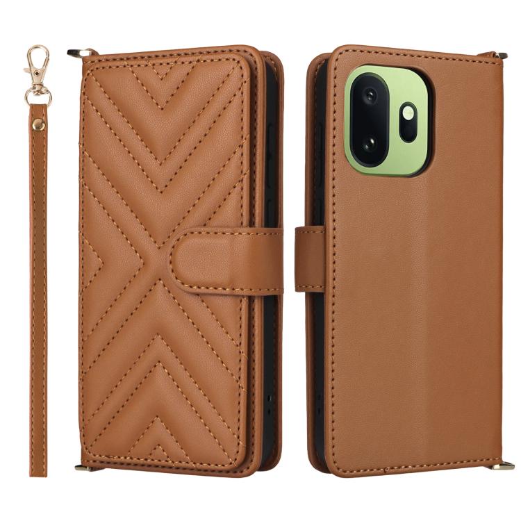 Multifunctional 6-Card Slots Leather Phone Case with Wrist Strap, For OnePlus Turbo 6 / Turbo 6V / Nord 6, For OnePlus 15T 5G, For OnePlus Ace 6 / Ace 6T / 15R, For OnePlus 15, For OnePlus Nord 5 / OnePlus Ace 5 Ultra                                   ...