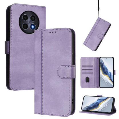 Line Splicing Buckle Retro Leather Phone Case, For Realme GT 7 Pro / GT7 Pro Racing, For Realme C63 5G Global, For Realme 12 5G / 12x 5G / C65 5G Global