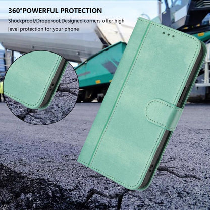 Line Splicing Buckle Retro Leather Phone Case, For Realme 13 4G / 12 4G / P1 5G Global, For Realme C61 4G / C63 4G Global, For Realme 13+ 5G Global