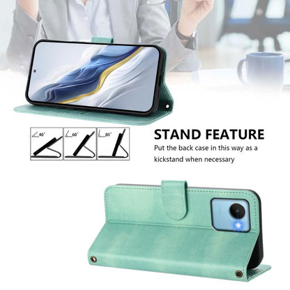Line Splicing Buckle Retro Leather Phone Case, For Realme C30 4G / C30s / Narzo 50i Prime, For Realme GT Neo 3T, For Realme 9 Pro+ 5G / 9 4G Global