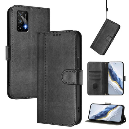 Line Splicing Buckle Retro Leather Phone Case, For Realme C21Y, For Realme C25 / C15 / C12 / C25s, For Realme GT 5G / GT Neo 5G