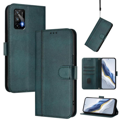 Line Splicing Buckle Retro Leather Phone Case, For Realme C21Y, For Realme C25 / C15 / C12 / C25s, For Realme GT 5G / GT Neo 5G