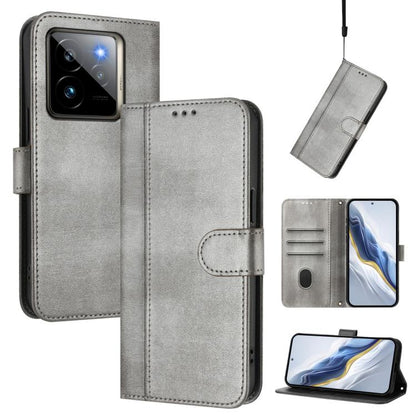 Line Splicing Buckle Retro Leather Phone Case, For Realme GT 7 Pro / GT7 Pro Racing, For Realme C63 5G Global, For Realme 12 5G / 12x 5G / C65 5G Global
