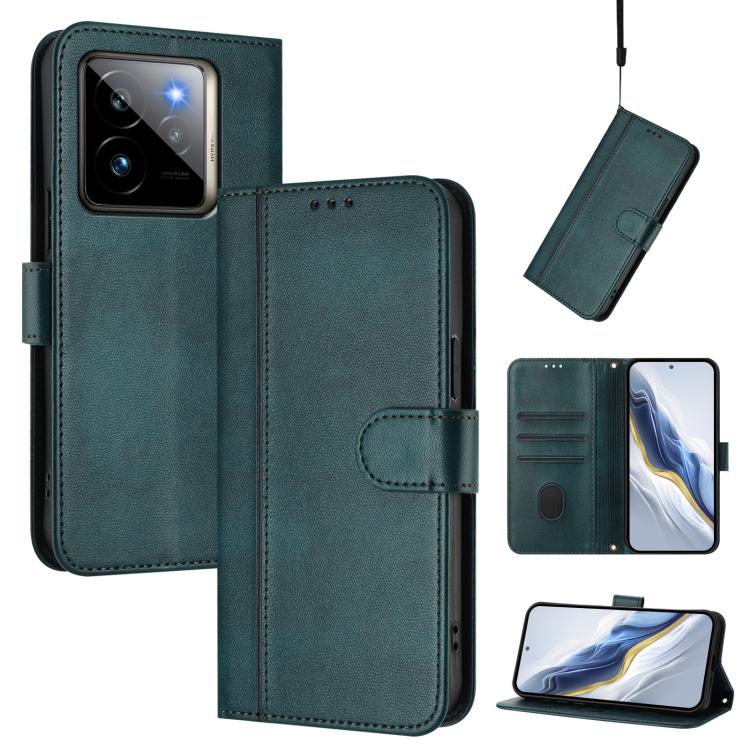 Line Splicing Buckle Retro Leather Phone Case, For Realme GT 7 Pro / GT7 Pro Racing, For Realme C63 5G Global, For Realme 12 5G / 12x 5G / C65 5G Global