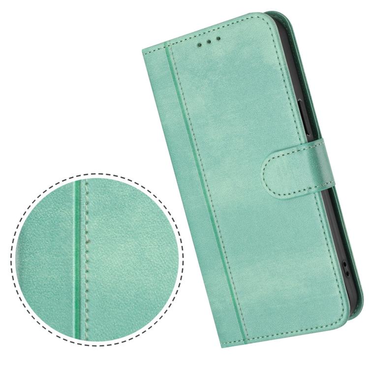Line Splicing Buckle Retro Leather Phone Case, For Realme C71 4G India / Note 70 4G, For Realme C85 5G / 15x 5G India, For Realme P4 Pro 5G