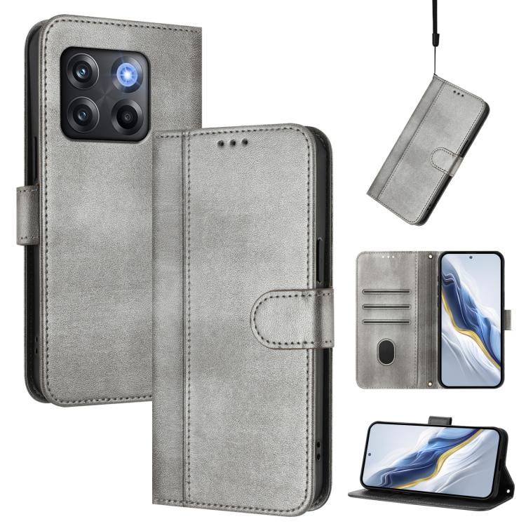 Line Splicing Buckle Retro Leather Phone Case, For OnePlus Nord N300, For OnePlus 10T / OnePlus Ace Pro, For OnePlus Nord 2T
