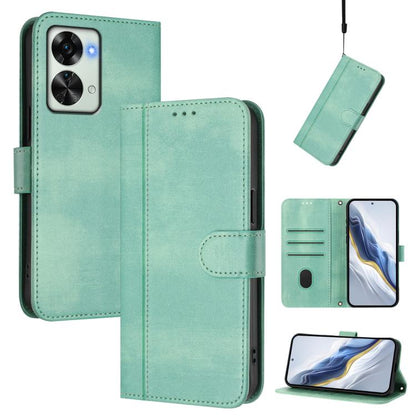 Line Splicing Buckle Retro Leather Phone Case, For OnePlus Nord N300, For OnePlus 10T / OnePlus Ace Pro, For OnePlus Nord 2T