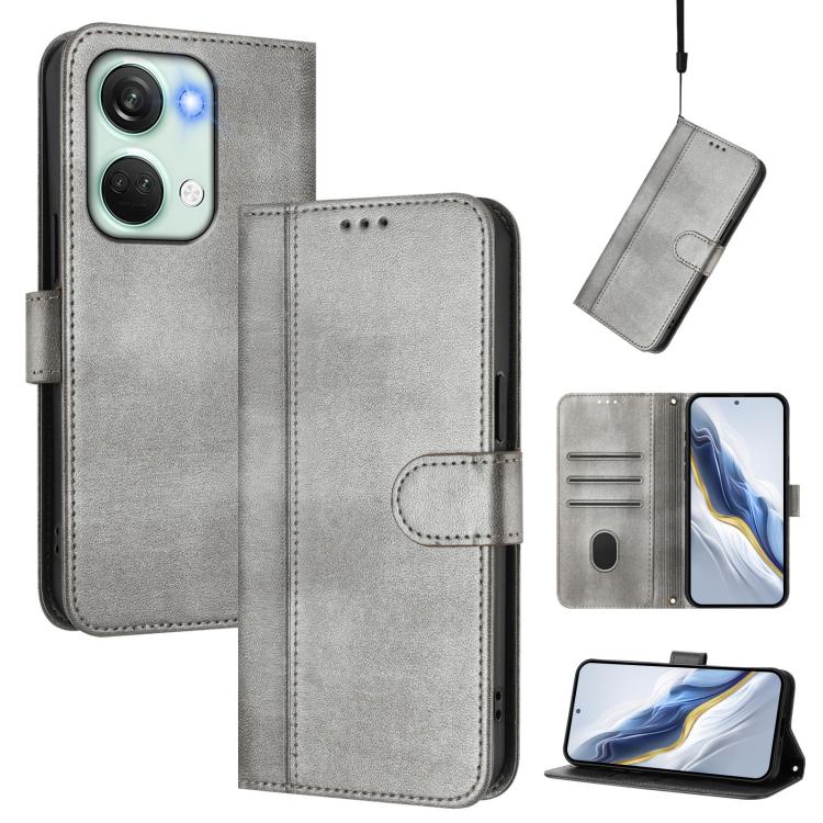 Line Splicing Buckle Retro Leather Phone Case, For OnePlus 12, For OnePlus Nord CE 3 Lite / Nord N30, For Oneplus Nord 3 / OnePlus Ace 2V