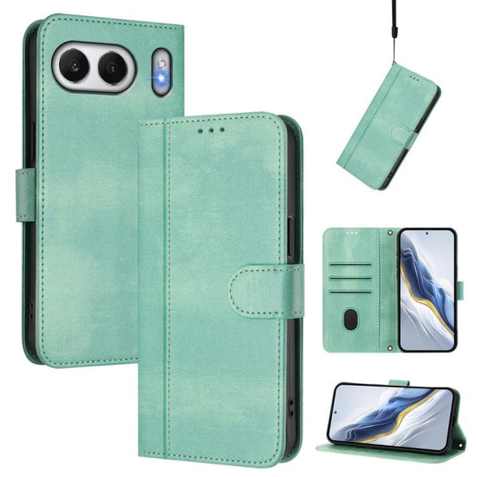 Line Splicing Buckle Retro Leather Phone Case, For OnePlus Nord 4, For OnePlus Nord CE4 Lite India, For OnePlus Nord CE 2 Lite 5G / Nord 2 Lite
