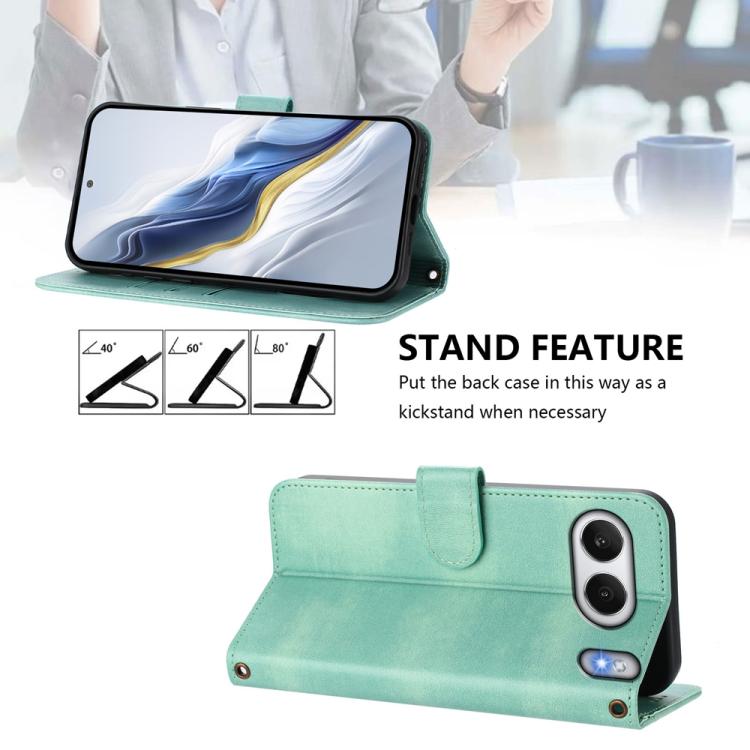 Line Splicing Buckle Retro Leather Phone Case, For OnePlus Nord 4, For OnePlus Nord CE4 Lite India, For OnePlus Nord CE 2 Lite 5G / Nord 2 Lite