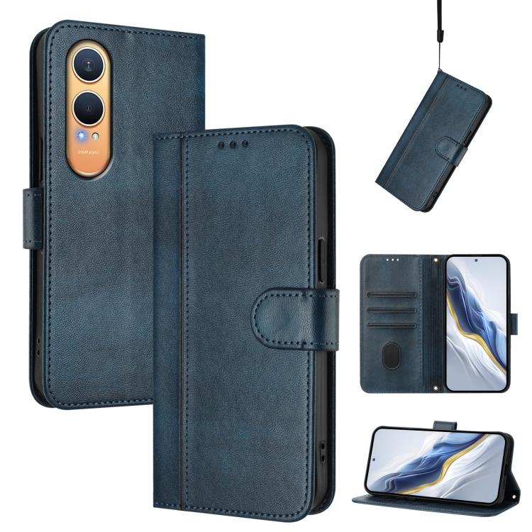 Line Splicing Buckle Retro Leather Phone Case, For OnePlus Nord 4, For OnePlus Nord CE4 Lite India, For OnePlus Nord CE 2 Lite 5G / Nord 2 Lite