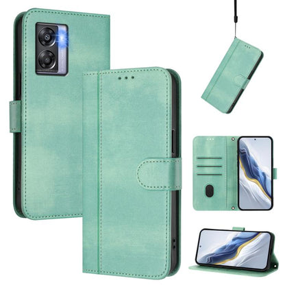 Line Splicing Buckle Retro Leather Phone Case, For OnePlus Nord N300, For OnePlus 10T / OnePlus Ace Pro, For OnePlus Nord 2T