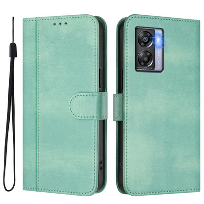 Line Splicing Buckle Retro Leather Phone Case, For OnePlus Nord N300, For OnePlus 10T / OnePlus Ace Pro, For OnePlus Nord 2T