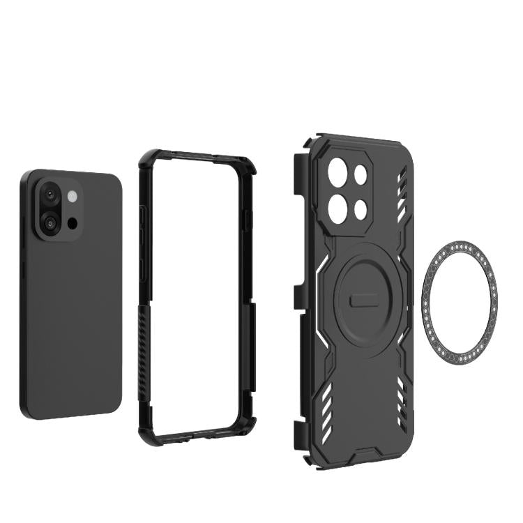 Butterfly Armor MagSafe Magnetic Ring Shockproof Phone Case, For OnePlus 13T, For OnePlus Ace 5 / Ace 5 Pro / 13R, For OnePlus 13 5G, For OnePlus Nord 4 5G Global