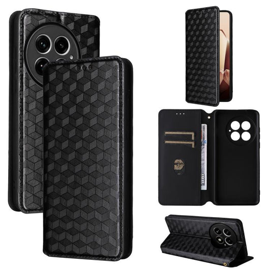 Cubic Grid Texture Flip Leather Phone Case, For OnePlus 13, For OnePlus Nord 4, For OnePlus Ace 3 Pro, For OnePlus Nord CE4 Lite