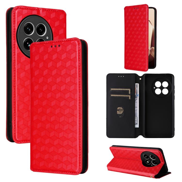 Cubic Grid Texture Flip Leather Phone Case, For OnePlus 13, For OnePlus Nord 4, For OnePlus Ace 3 Pro, For OnePlus Nord CE4 Lite