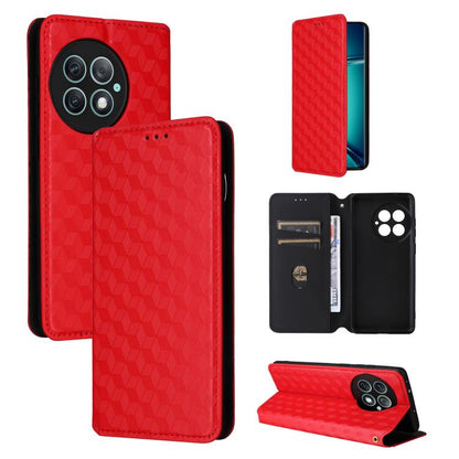Cubic Grid Texture Flip Leather Phone Case, For OnePlus Ace 2 Pro, For OnePlus Nord CE3, For OnePlus Nord CE 3 Lite / Nord N30, For OnePlus Ace 2V / Nord 3