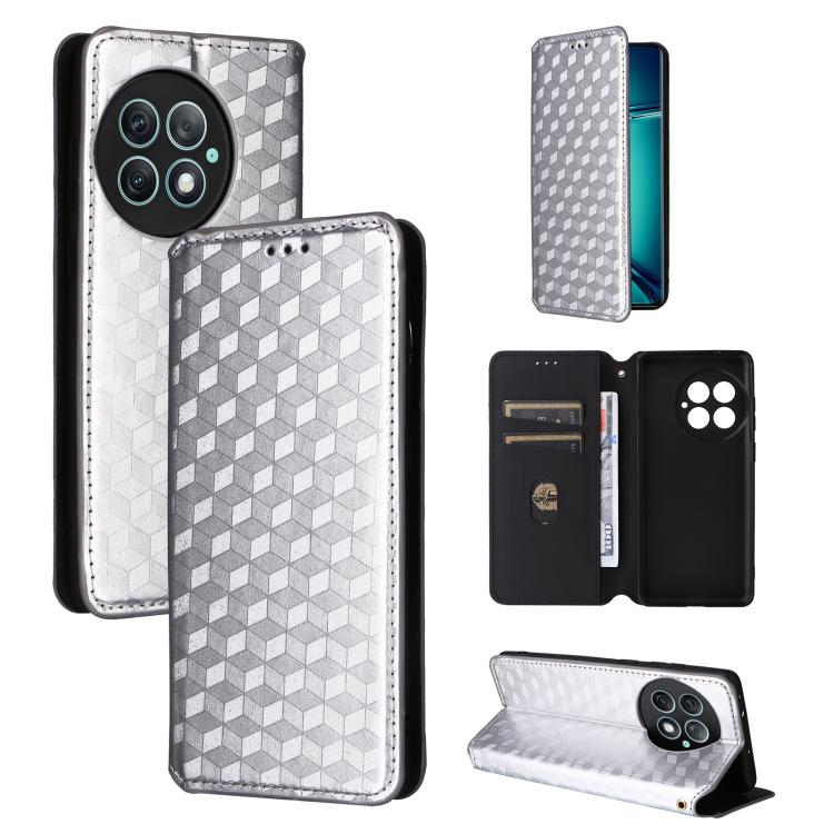 Cubic Grid Texture Flip Leather Phone Case, For OnePlus Ace 2 Pro, For OnePlus Nord CE3, For OnePlus Nord CE 3 Lite / Nord N30, For OnePlus Ace 2V / Nord 3