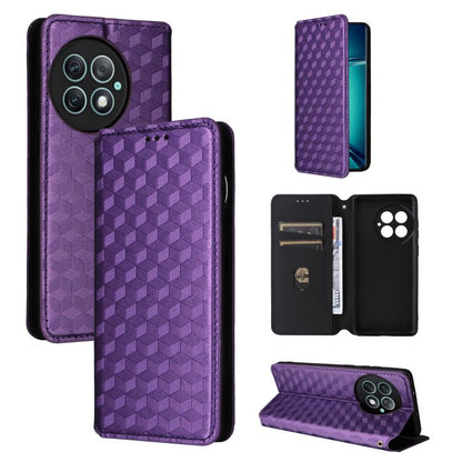 Cubic Grid Texture Flip Leather Phone Case, For OnePlus Ace 2 Pro, For OnePlus Nord CE3, For OnePlus Nord CE 3 Lite / Nord N30, For OnePlus Ace 2V / Nord 3