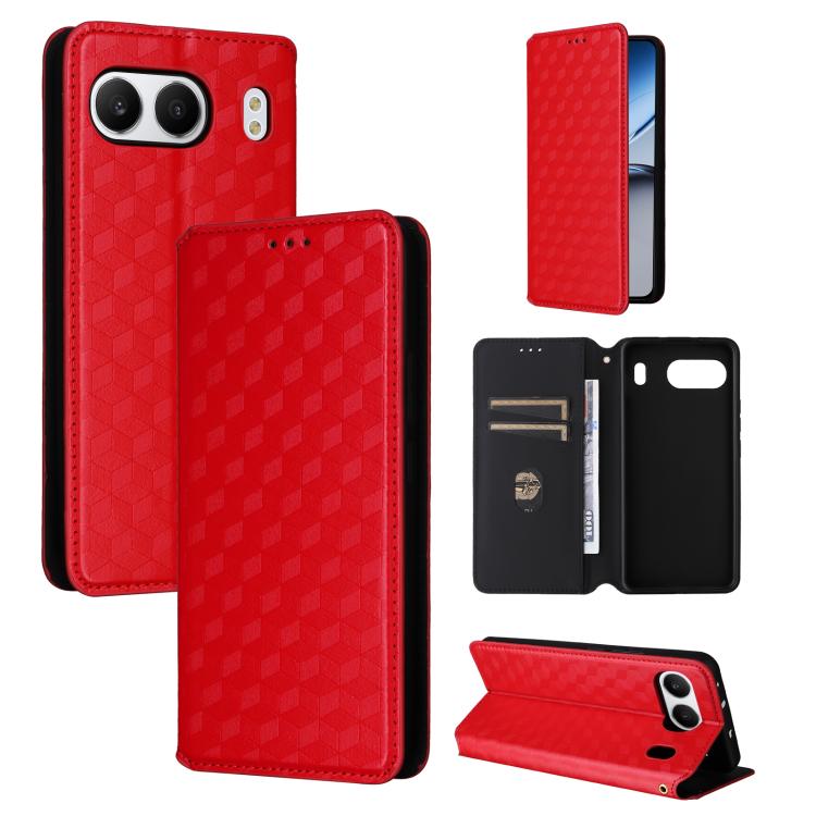 Cubic Grid Texture Flip Leather Phone Case, For OnePlus 13, For OnePlus Nord 4, For OnePlus Ace 3 Pro, For OnePlus Nord CE4 Lite