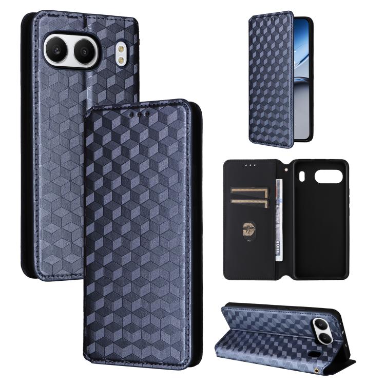 Cubic Grid Texture Flip Leather Phone Case, For OnePlus 13, For OnePlus Nord 4, For OnePlus Ace 3 Pro, For OnePlus Nord CE4 Lite